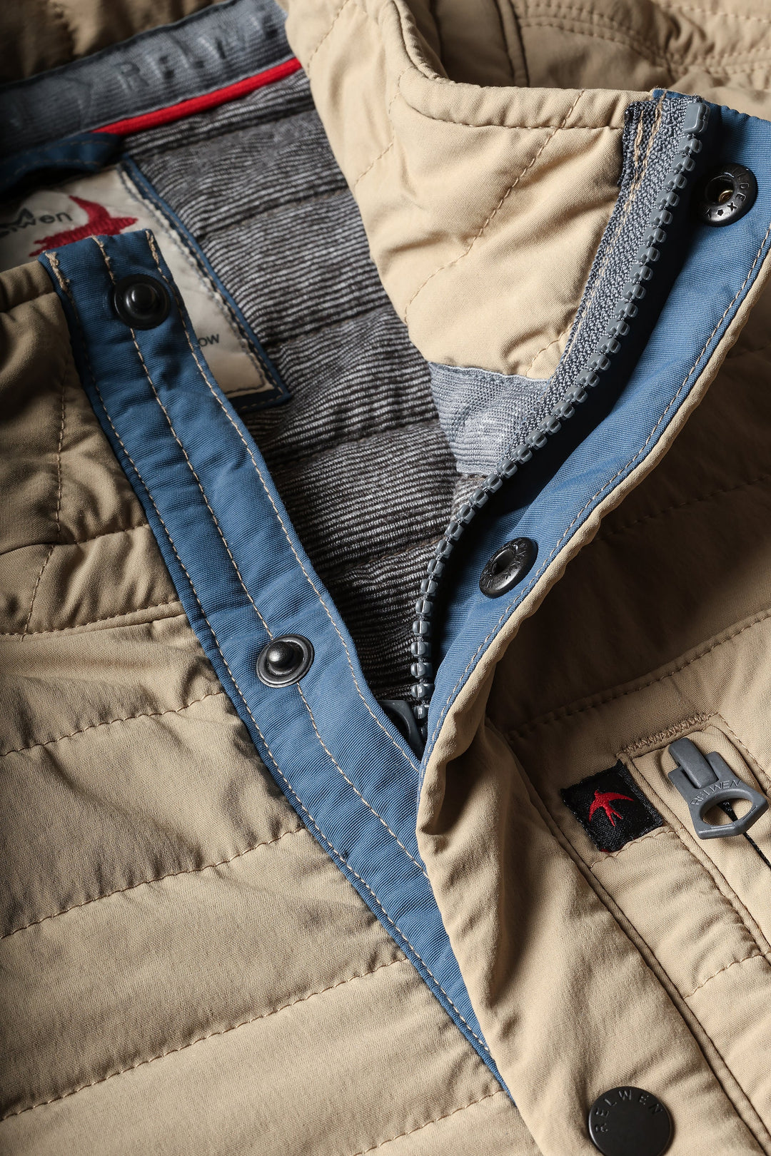 Relwen Windzip Jacket | DK Khaki