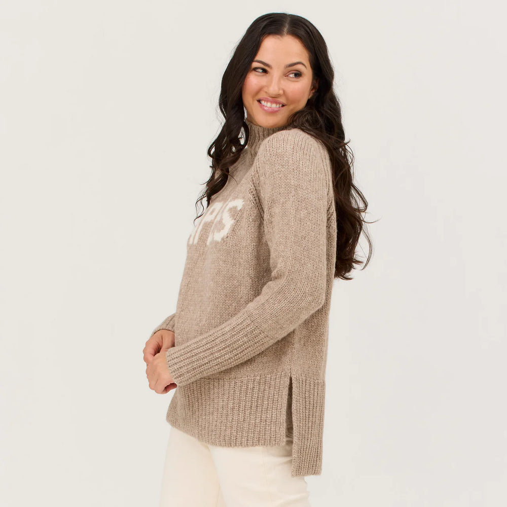 Krimson Klover Apres Baby Alpaca Tunic | Oat