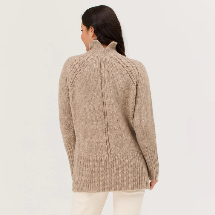 Krimson Klover Apres Baby Alpaca Tunic | Oat