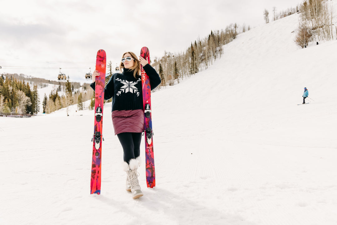 Krimson Klover Snowflake Sweater | Black