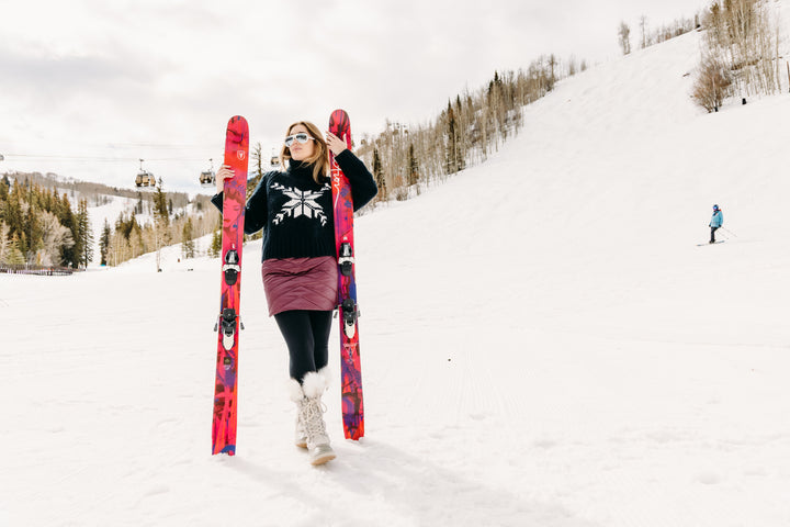 Krimson Klover Snowflake Sweater | Black