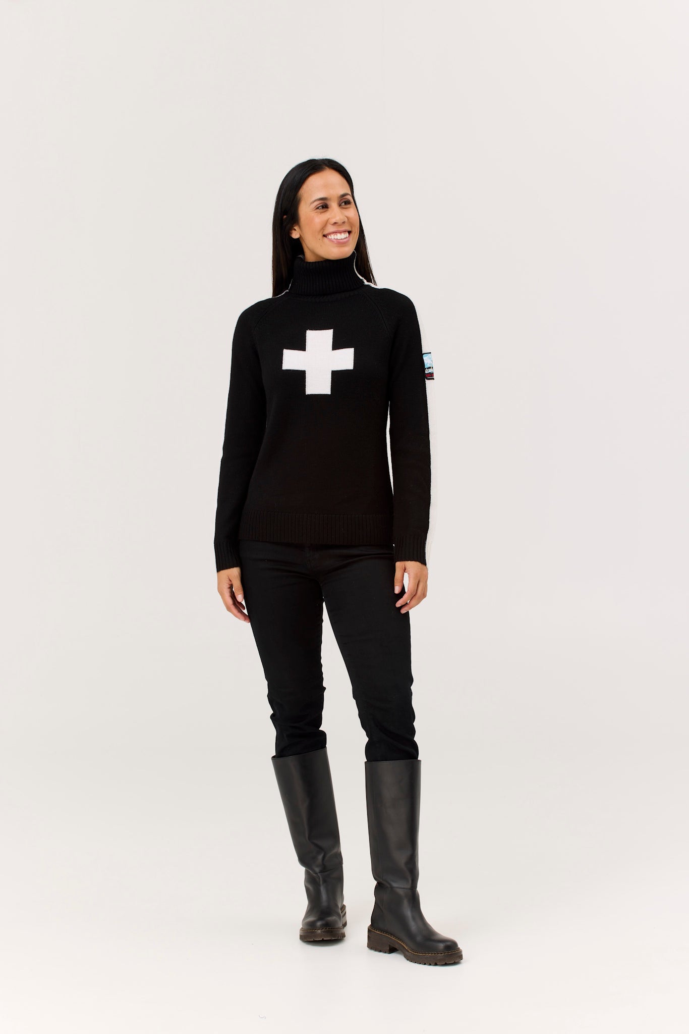 Krimson Klover Geneva Turtleneck | Black 