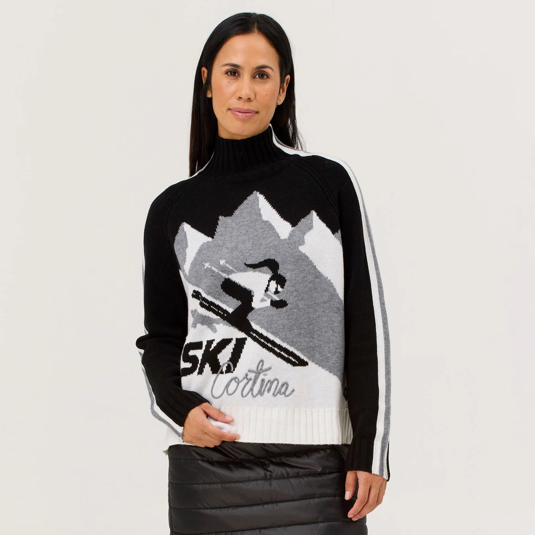Krimson Klover Ski Cortina Sweater | Black