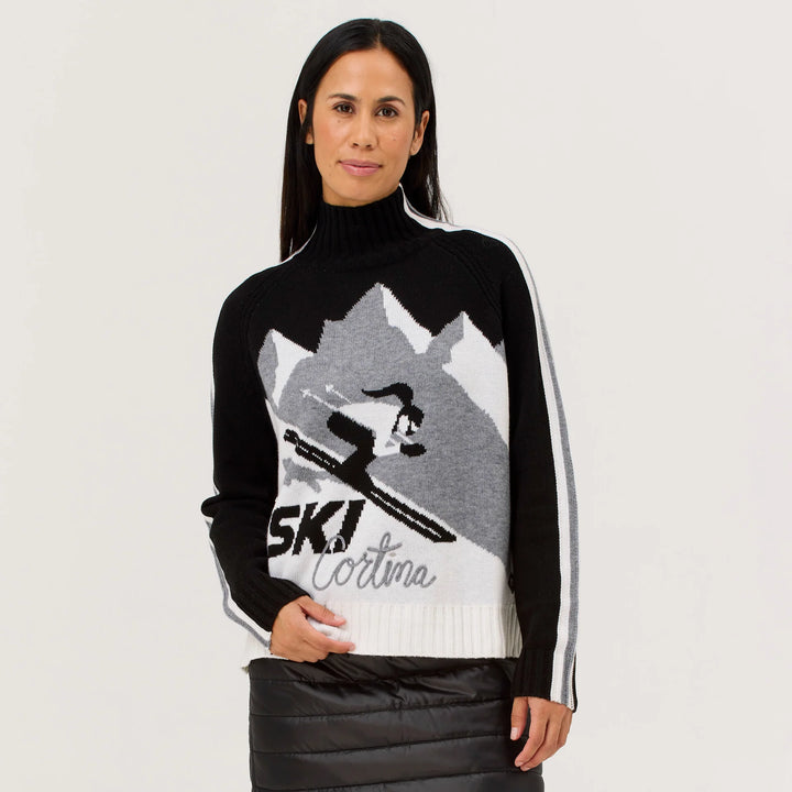 Krimson Klover Ski Cortina Sweater | Black