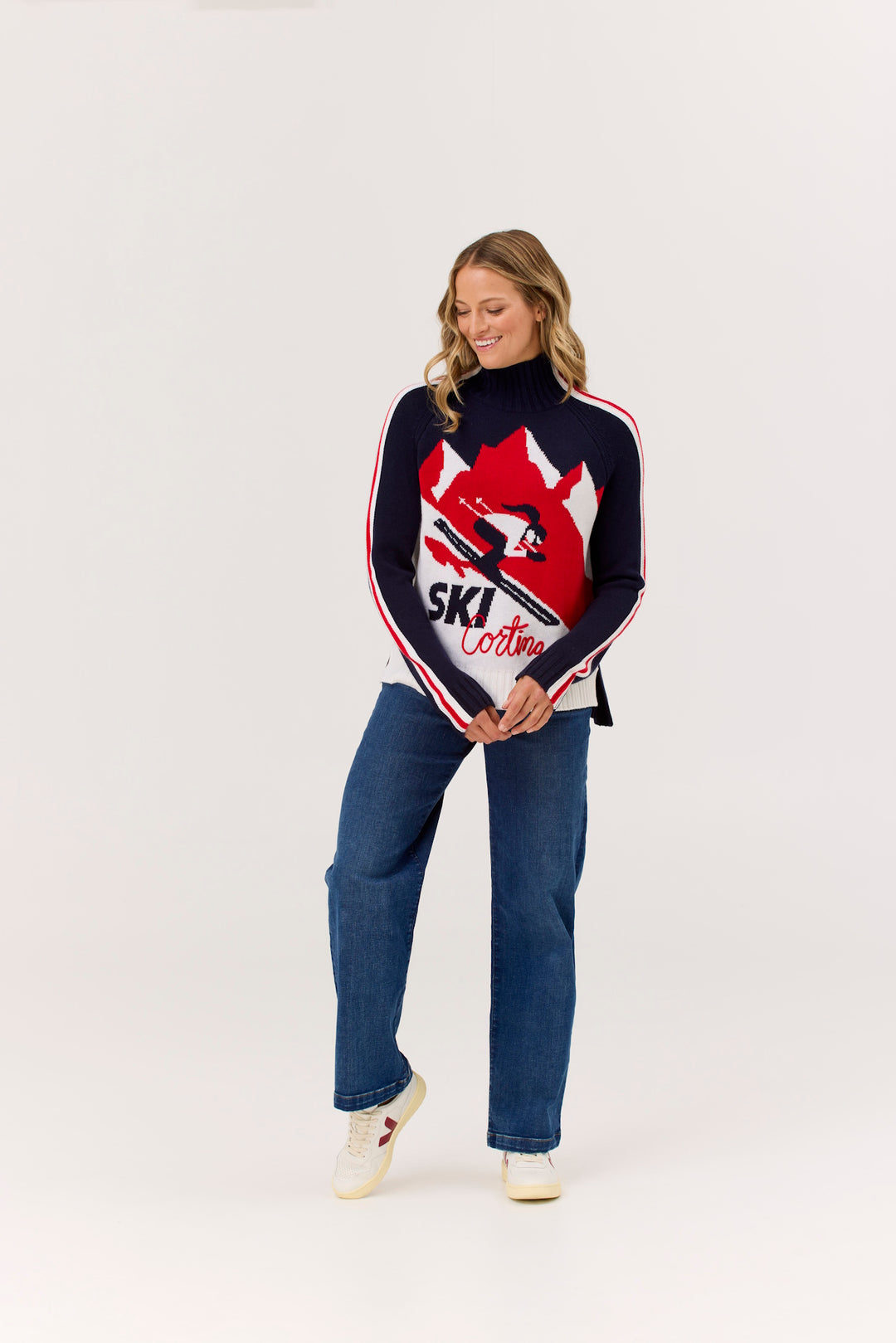 Krimson Klover Ski Cortina Sweater | Racing Red