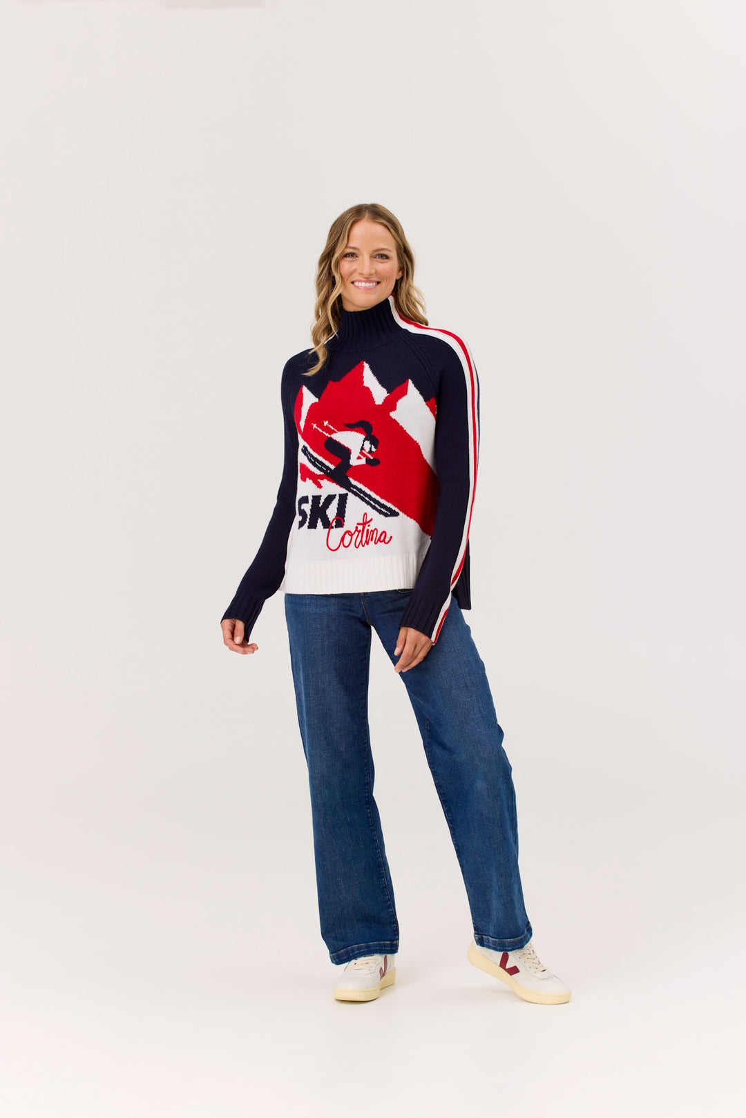Krimson Klover Ski Cortina Sweater | Racing Red