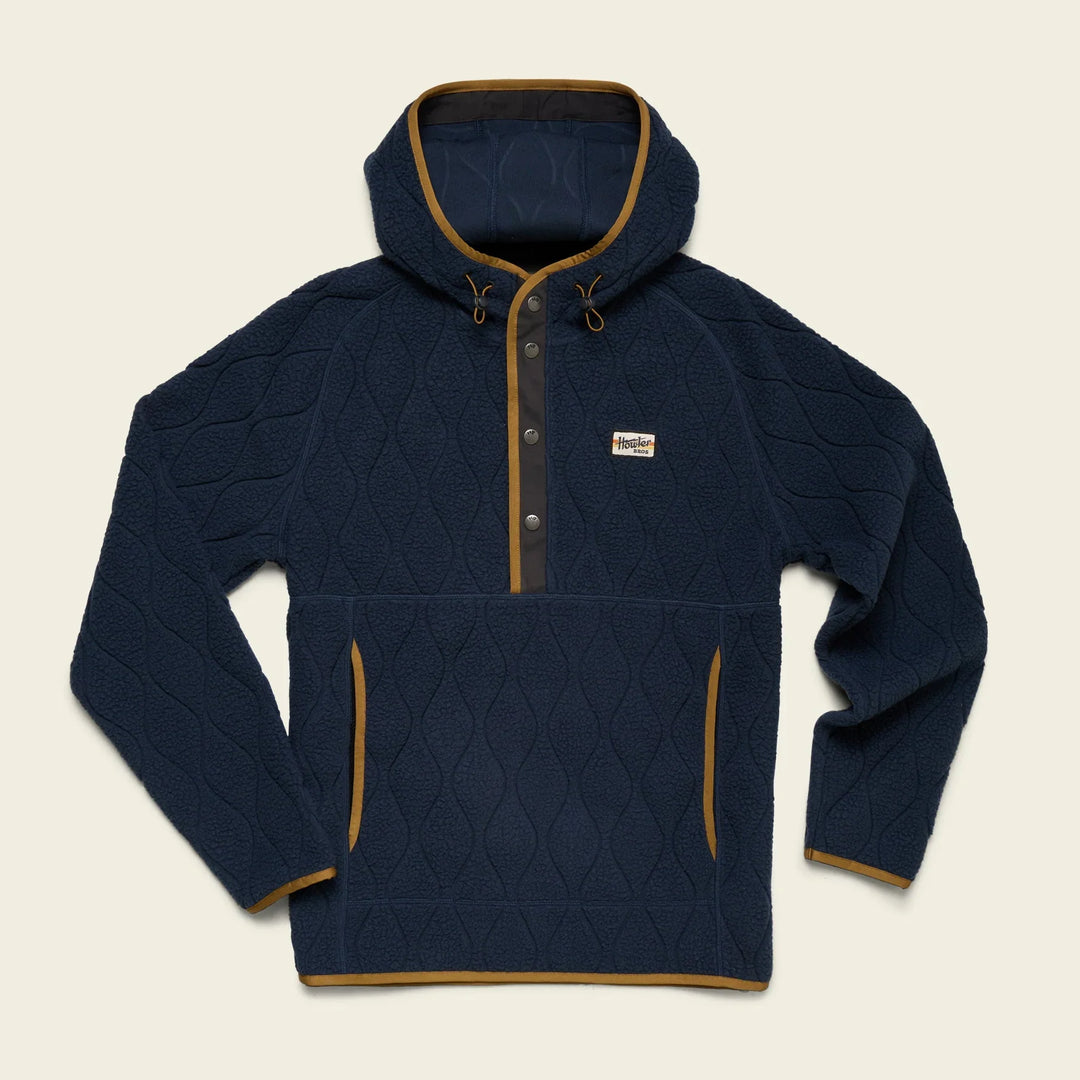 Howler Brother Chisos Hooded Pullover | Capillary Waves :  Dark Blue