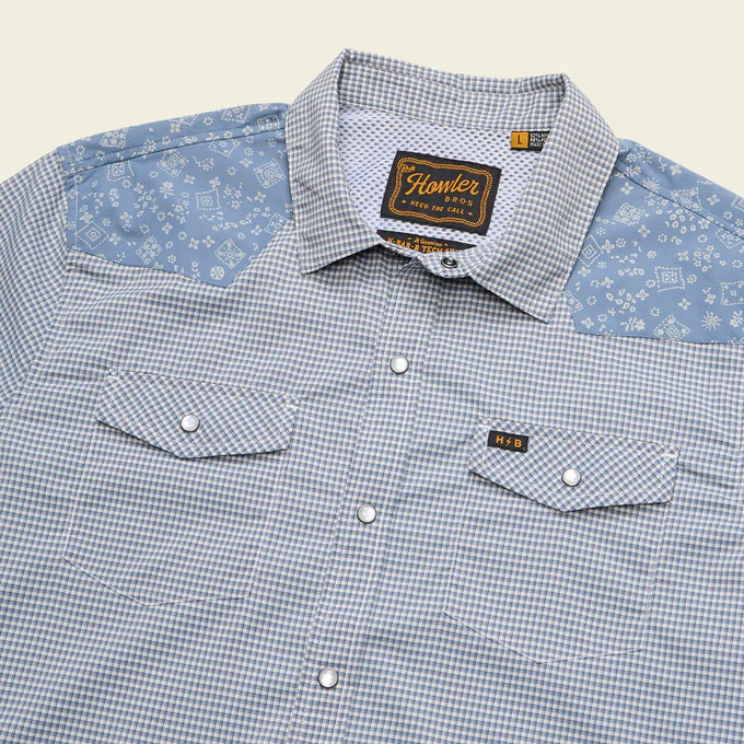 Howler Brothers H Bar B Tech Longsleeve | Wild Rag : Blue Mirage