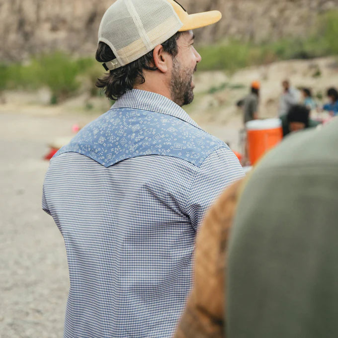 Howler Brothers H Bar B Tech Longsleeve | Wild Rag : Blue Mirage