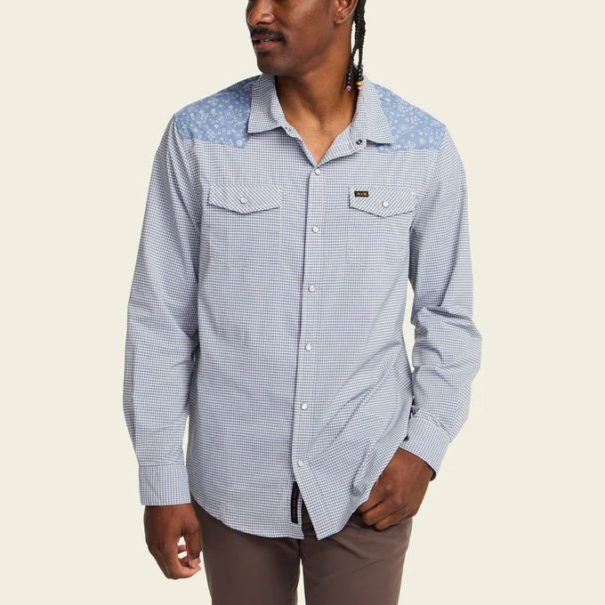 Howler Brothers H Bar B Tech Longsleeve | Wild Rag : Blue Mirage