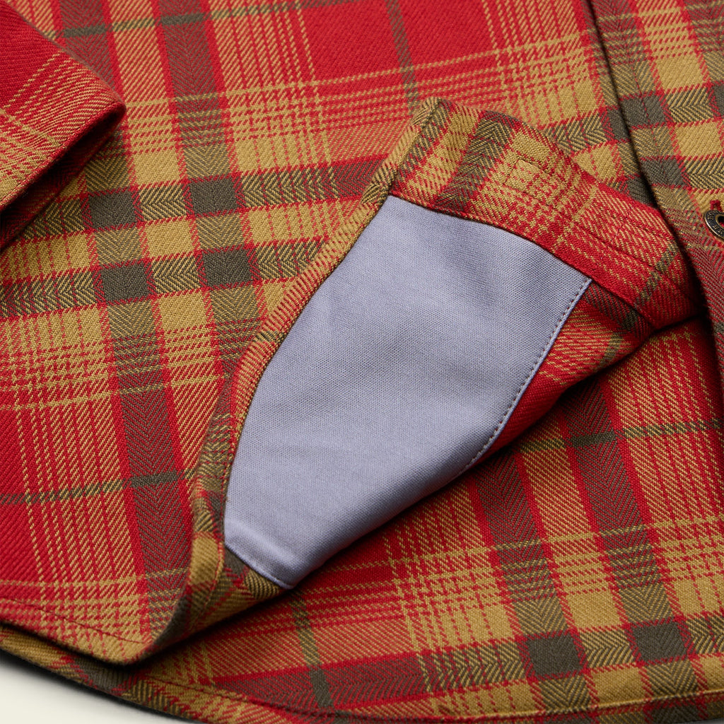 Howler Brother's Harker's Flannel in Brick