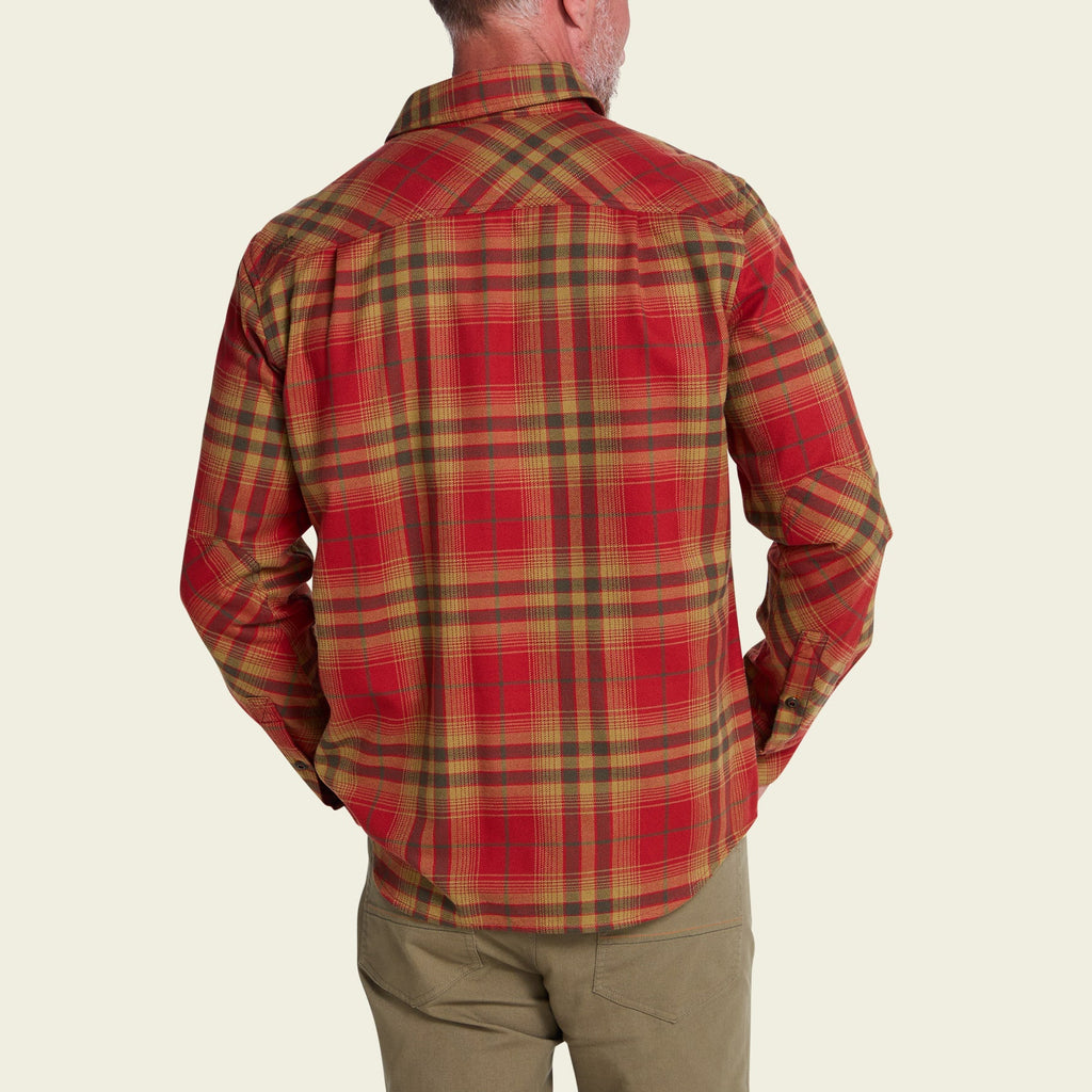 Howler Brother's Harker's Flannel in Brick