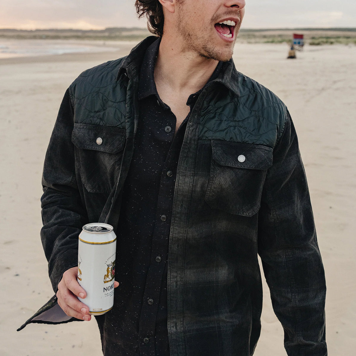 Quintana Quilted Flannel in nightside