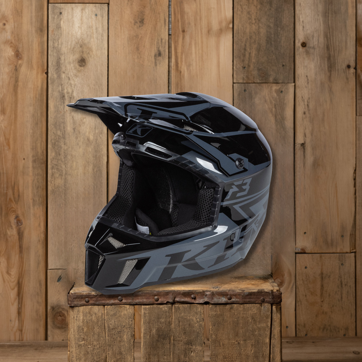 Klim F3 Helmet ECE (Non-Current) Stark Black