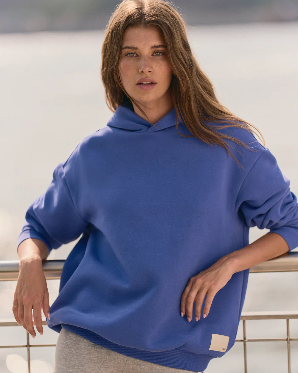 Vuori Restore Oversized Hoodie | Bright Iris