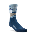 Farm to Feet Outdoor Trail Cape Light Targeted Cushion | Denim Blue