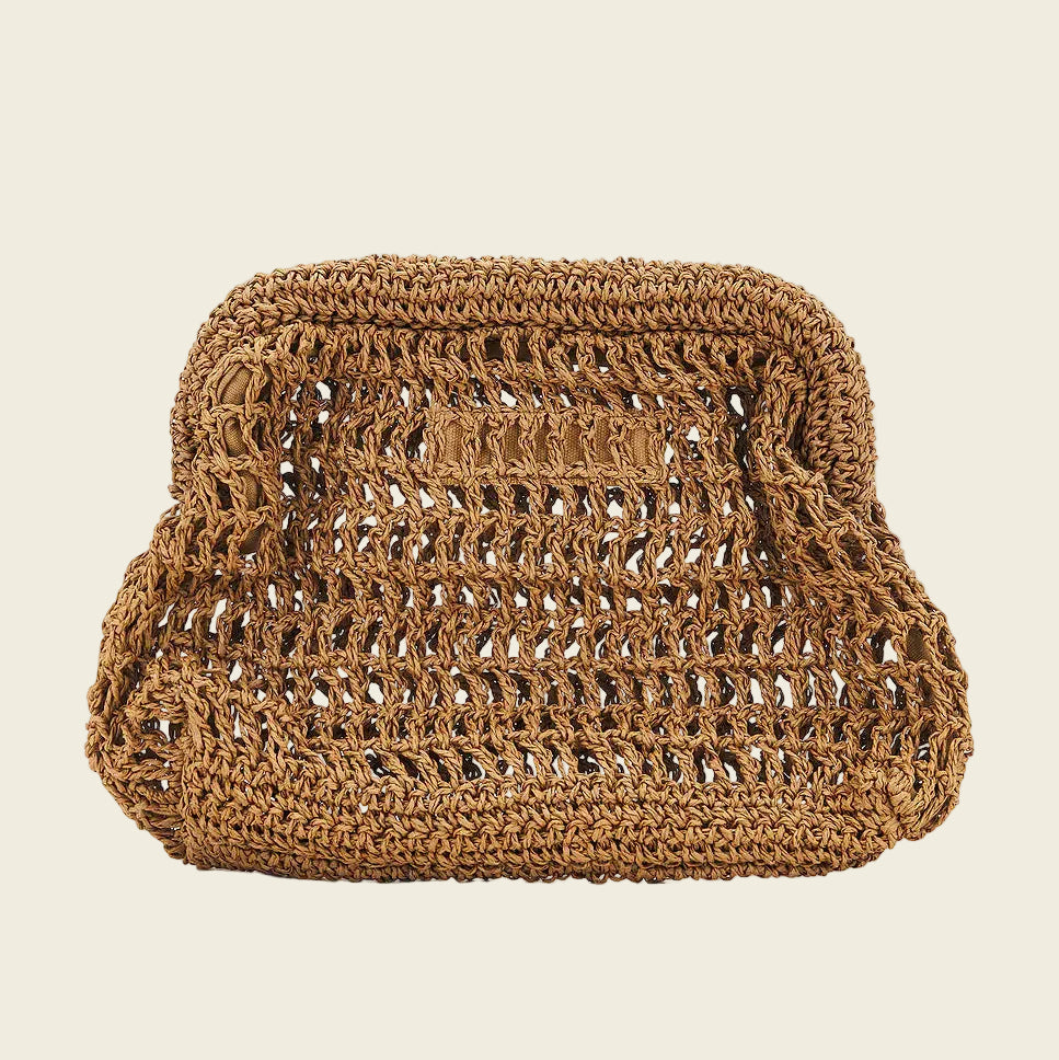 Free People Sand Bound Clutch | Tan