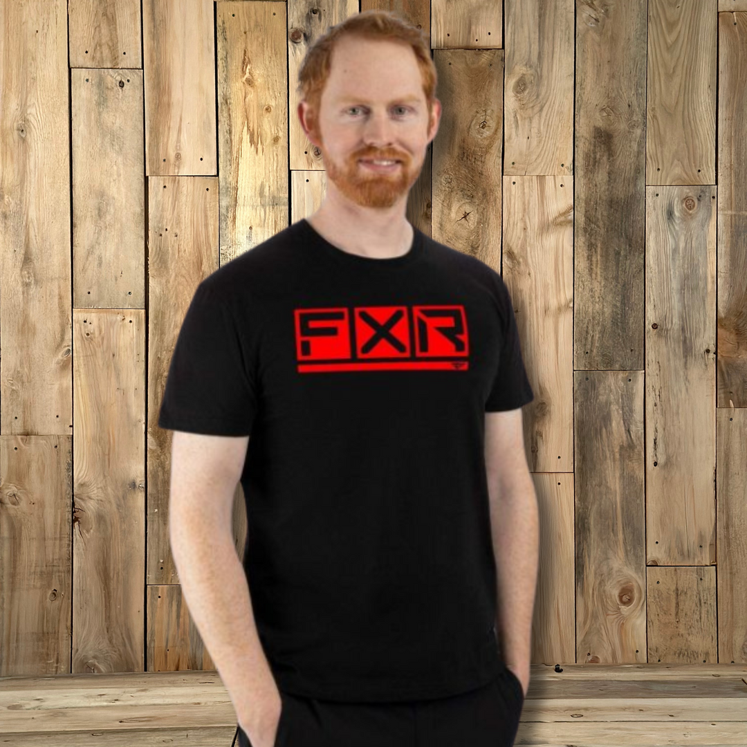 FXR M Podium Premium T-Shirt 22S Black Red