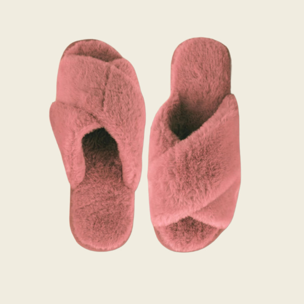 Fabulous Furs Slipper Rose Quartz