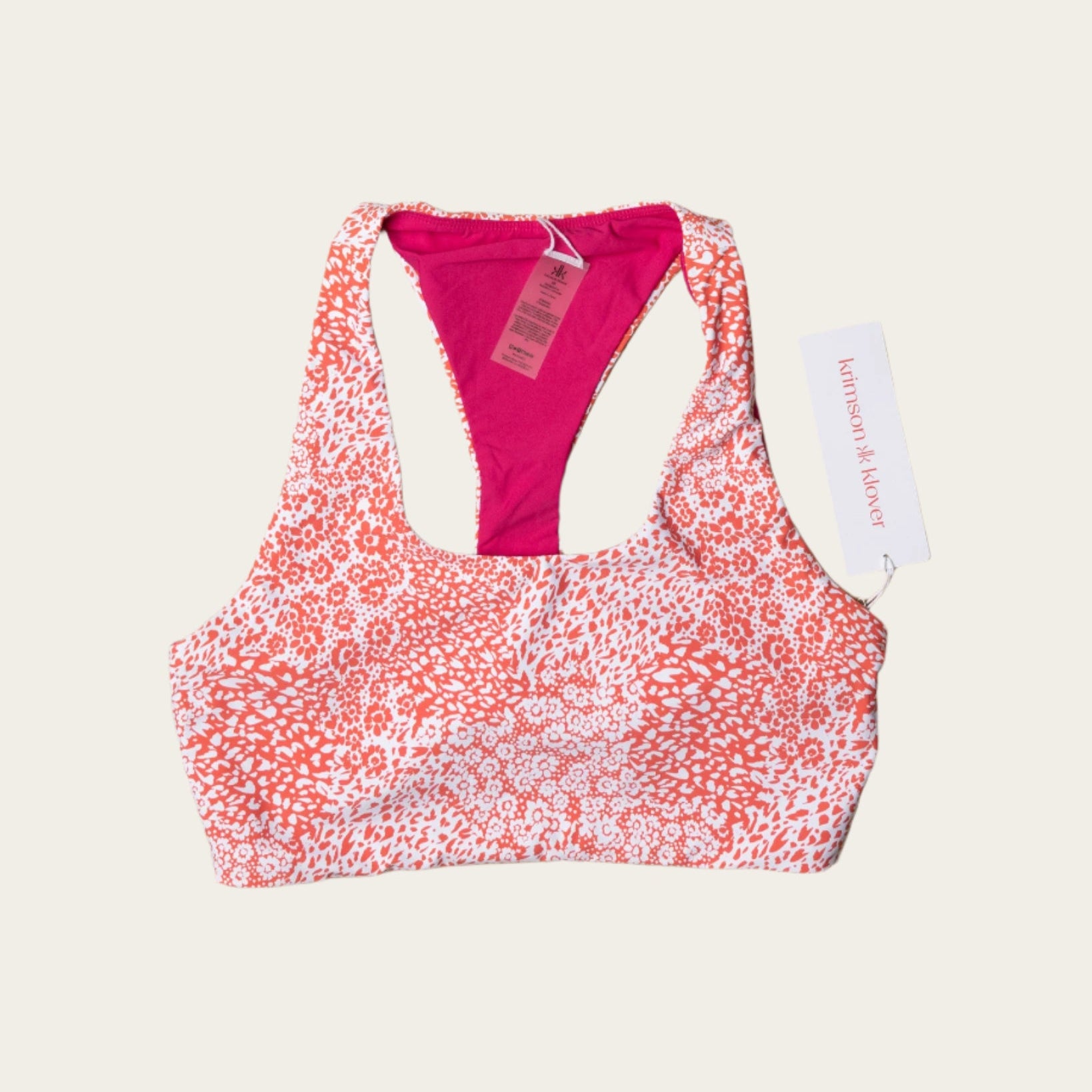 Krimson Klover Gabi Top Floral Coral
