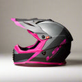 LS2 Gate Launch Helmet | Matte Silver Gray Pink