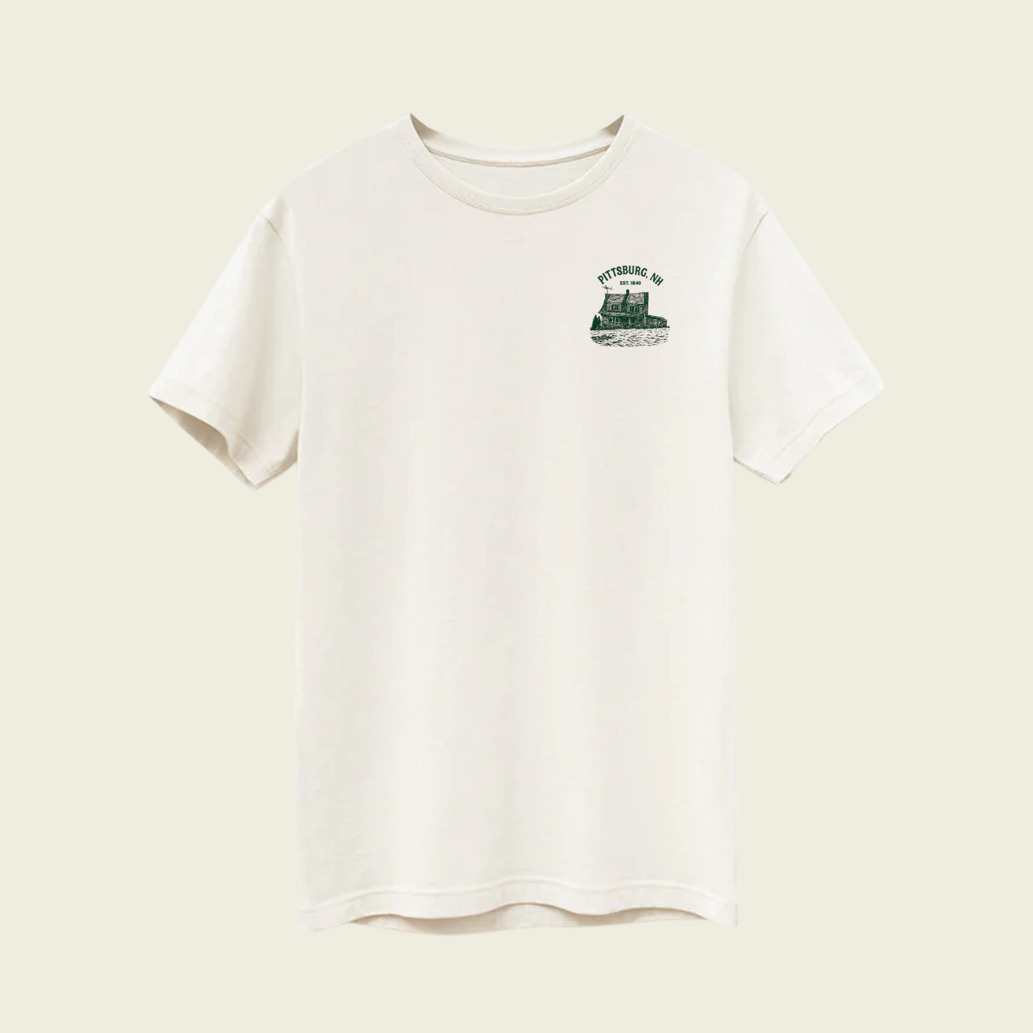 Bear Rock Historic House Tee| Natural