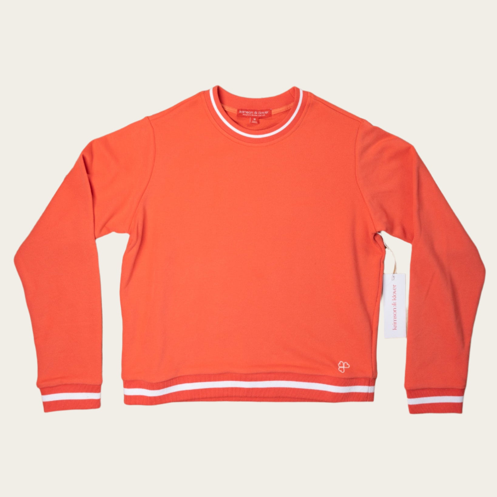 Krimson Klover Holly Crewneck Coral