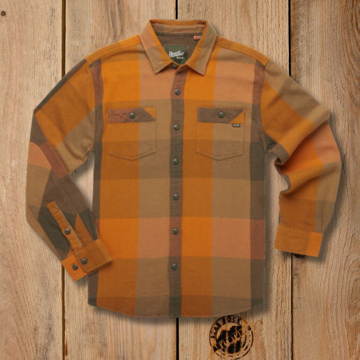Howler Bros Rodanthe Flannel | Outback Plaid : Sol Glow