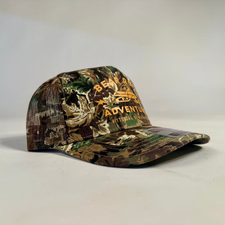 Bear Rock Pittsburg Yellow Camo Trucker Hat