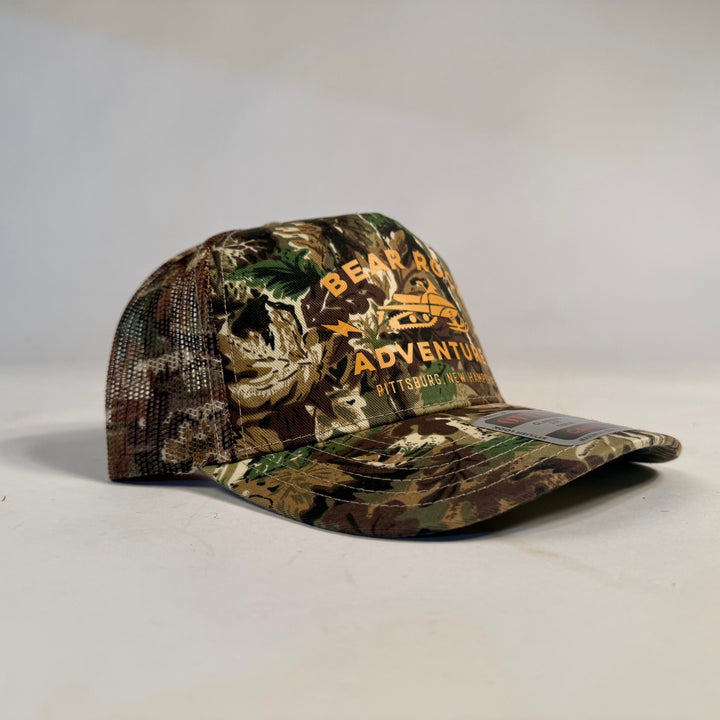 Bear Rock Pittsburg Yellow Camo Trucker Hat