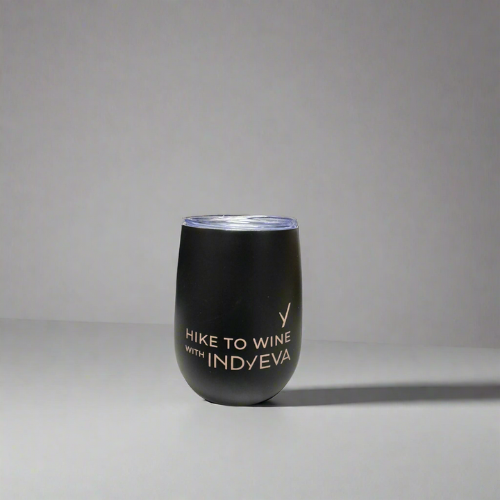 Indyeva Wine Tumbler Black Back