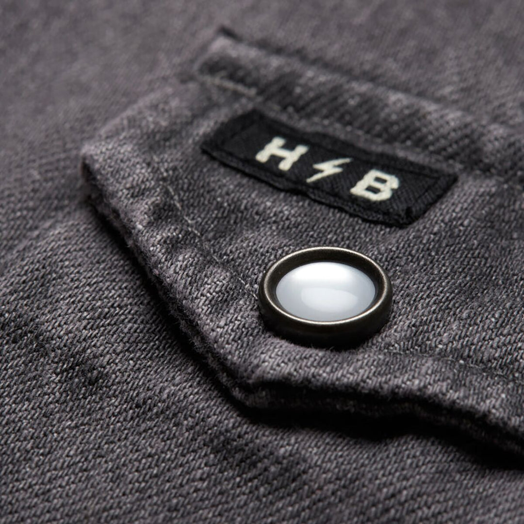 Howler Brothers Dust Up Denim Snapshirt | Jovi Grey Wash