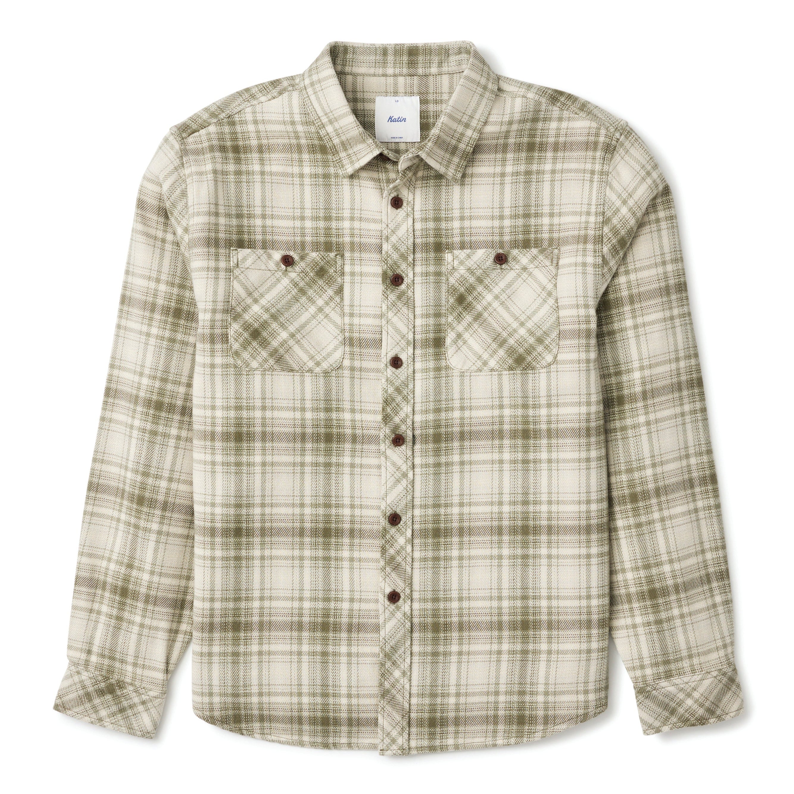 Sierra Flannel | Light Olive