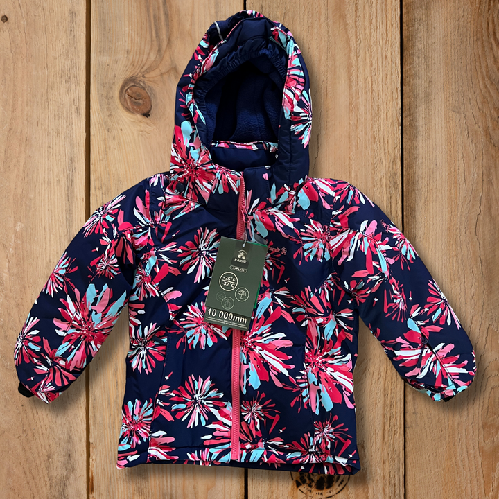 Kamik Girls Tallie Mariposa Aop Jacket Navy