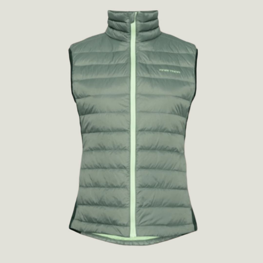 Kari Traa Emilie Down Vest Dusty Midtone Green