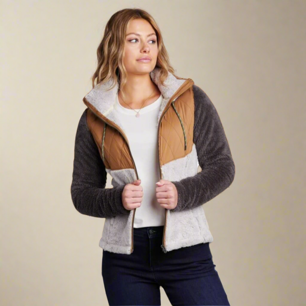 Women s Fleece Jackets Bear Rock