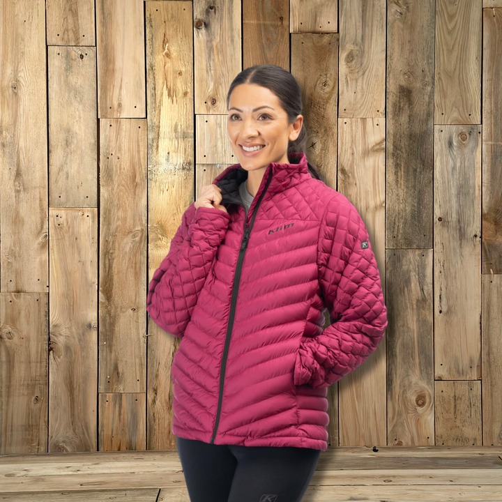 Klim Antora Featherless Jacket Raspberry Radiance Black