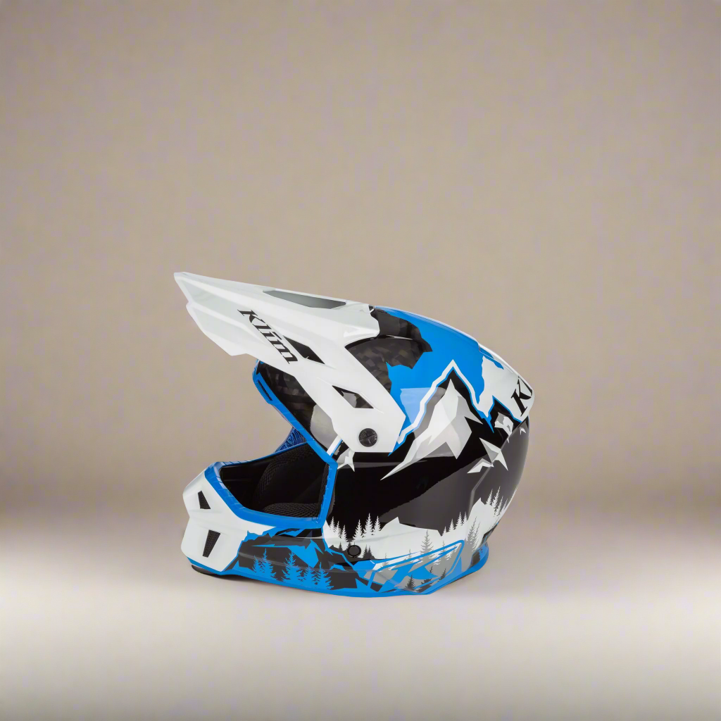 Klim F3 Carbon Helmet 2024 DNA Electric Blue