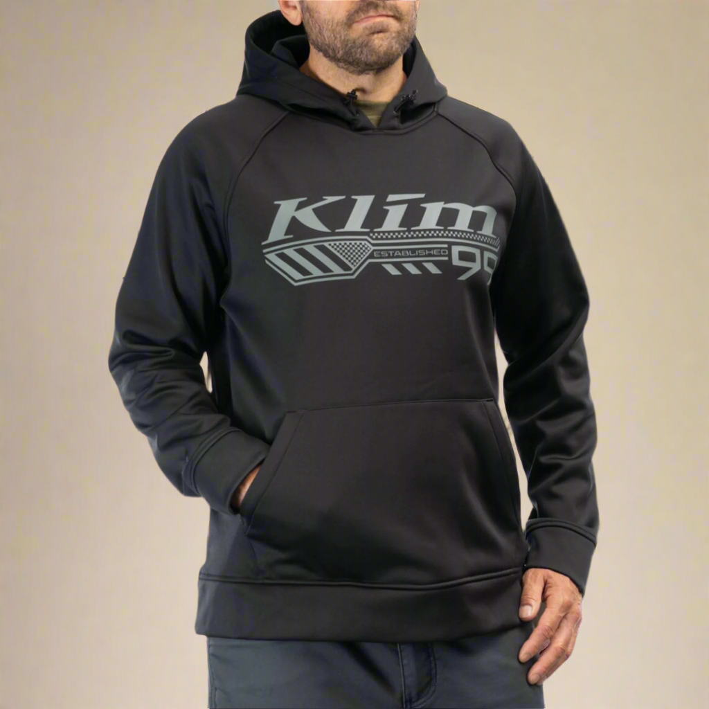 Klim Foundation Pullover Hoodie Black Monument