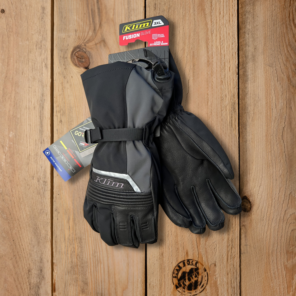 Klim Fusion Glove Asphalt Black