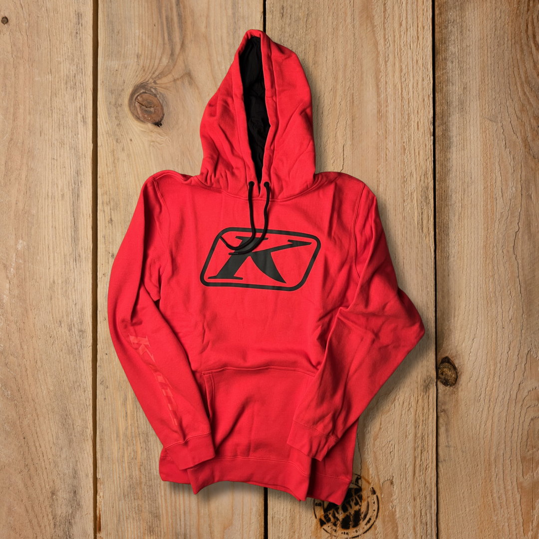 Klim K Corp Hoodie Red Black Metallic