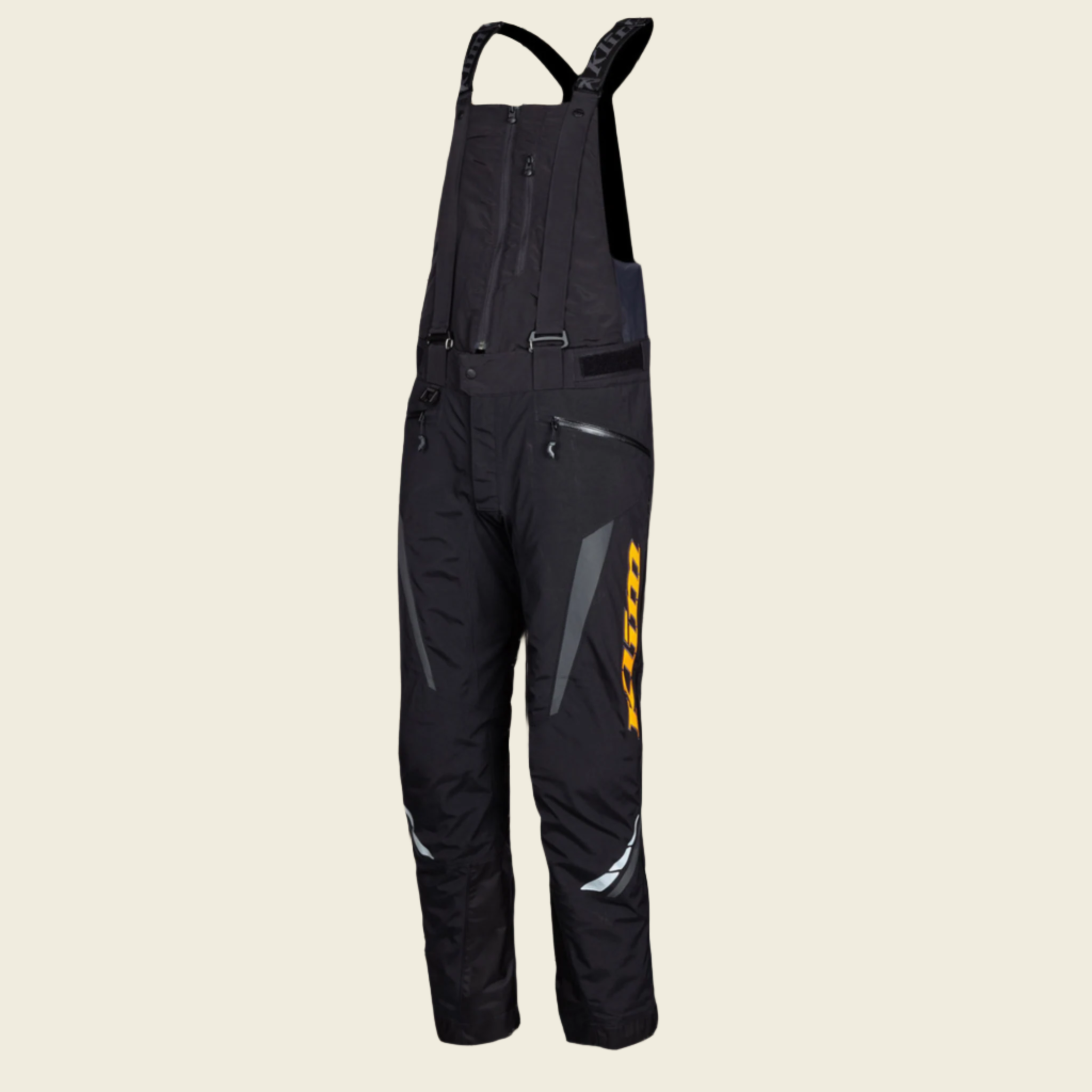 Klim Keweenaw Bib Black Strike Orange
