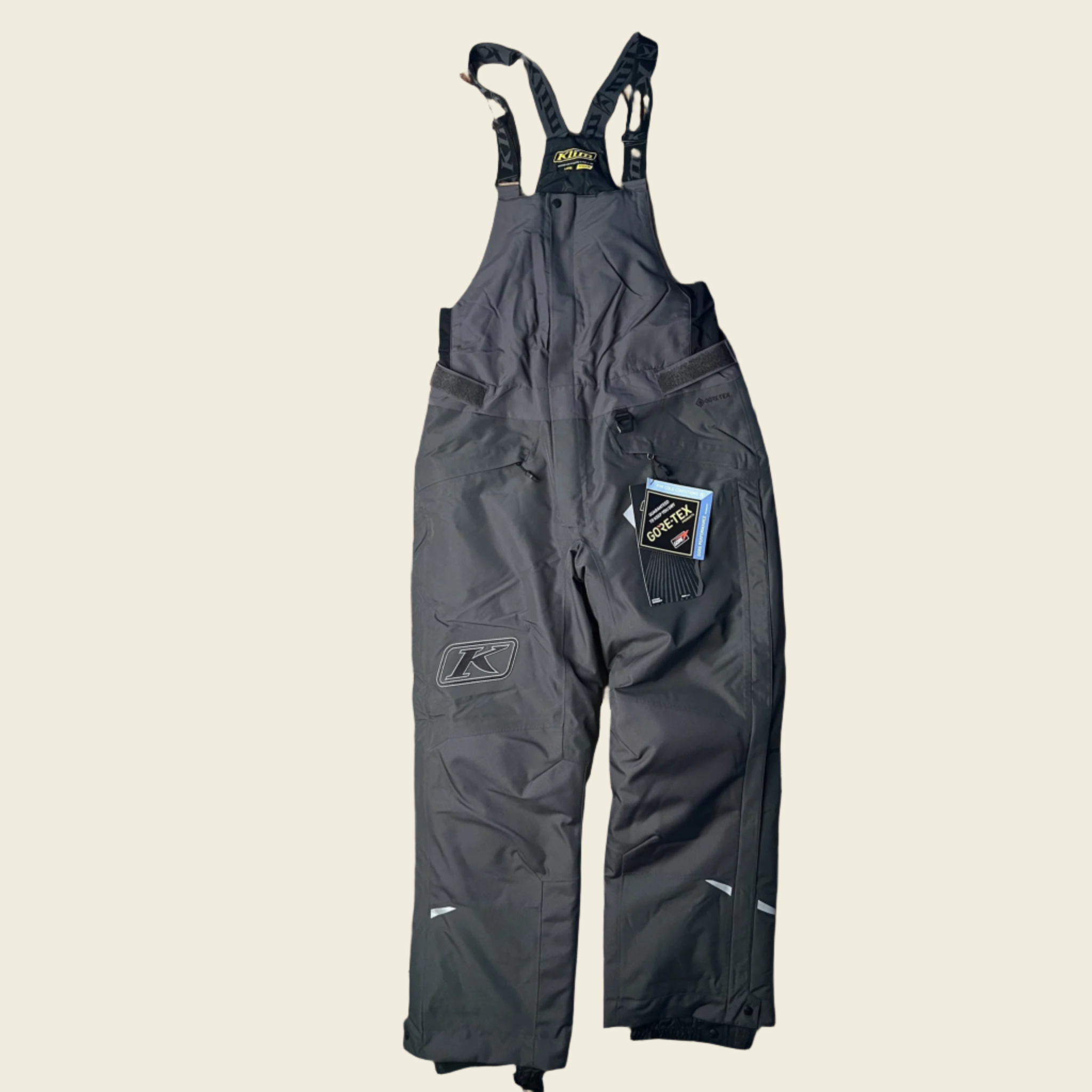 Klim Klimate Bib Asphalt Black