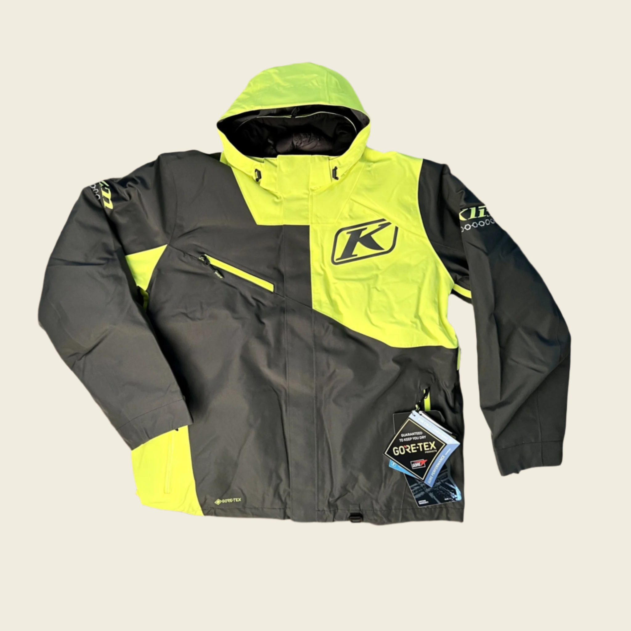 Klim Kompound Jacket in Asphalt HiVis