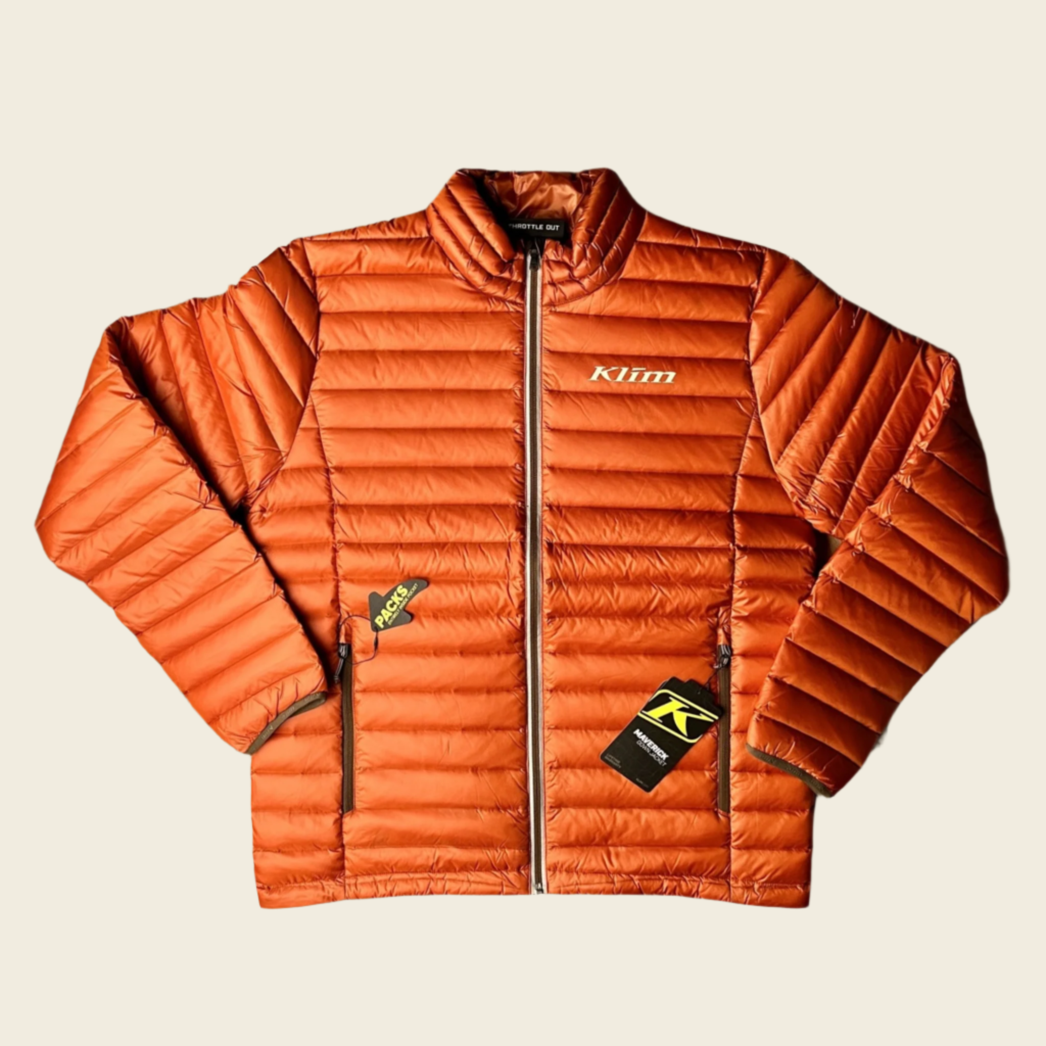 Klim Maverick Down Jacket Potters Clay