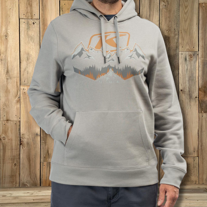 Klim Peak Side Pullover Hoodie Monument Golden Brown