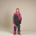 Klim Railslide Youth One-Piece 2024 Asphalt Knockout Pink