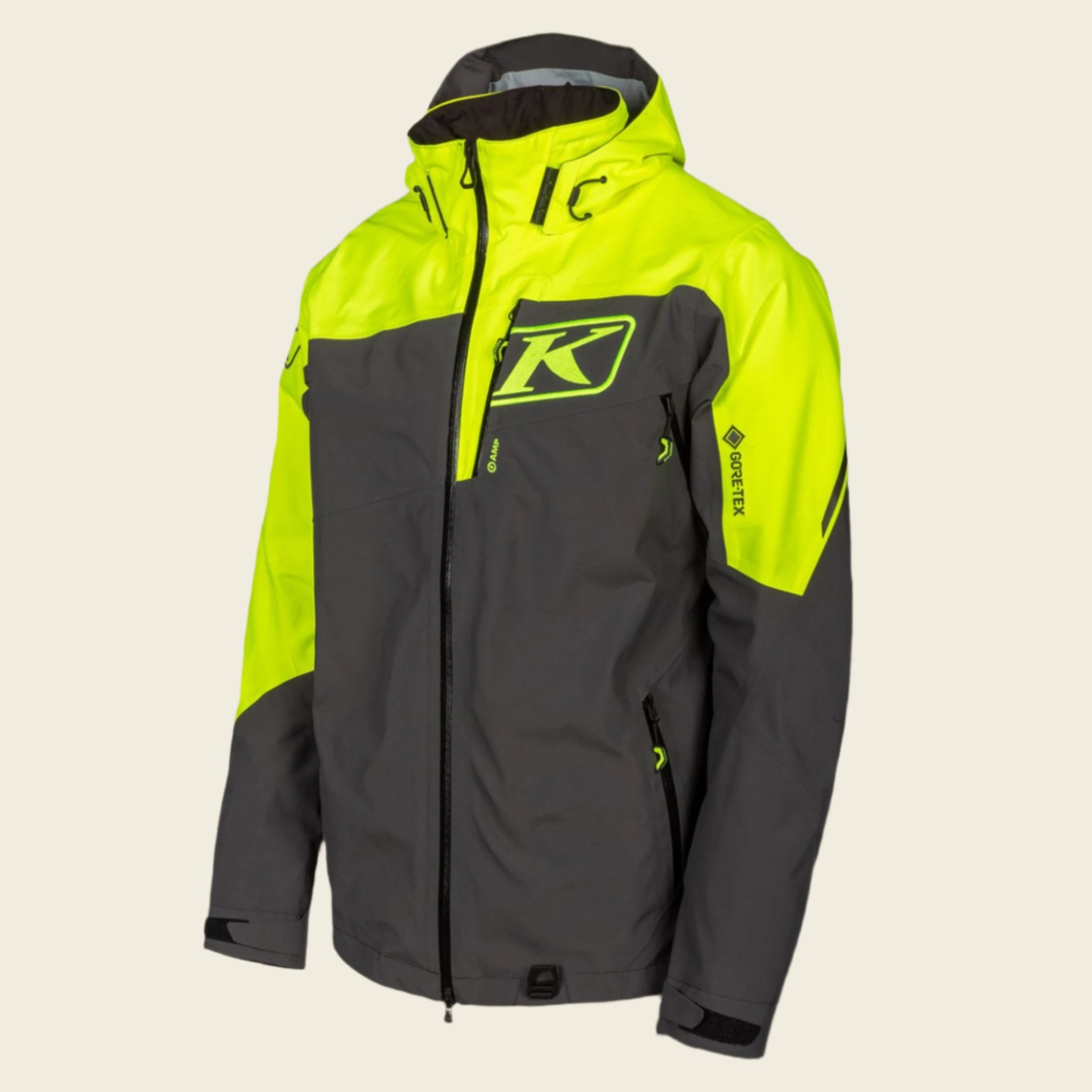 Klim Storm Jacket Asphalt - Hi Vis 2023
