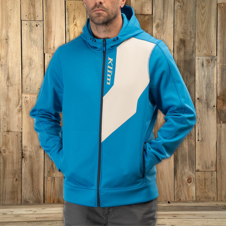 Klim The Hill Climber Hoodie Blue Peyote