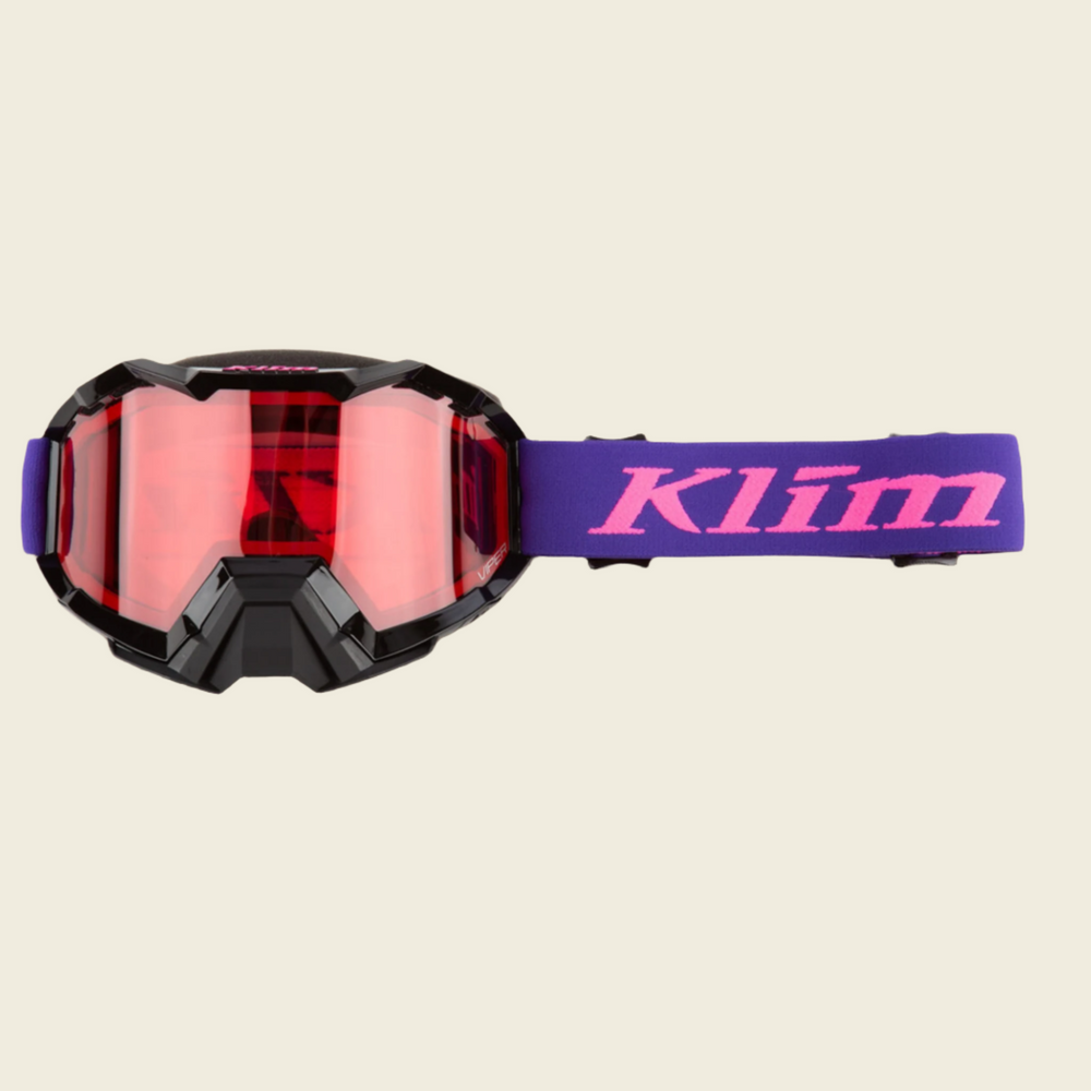 Klim Viper Snow Goggle Emblem Heliotrope - Knockout Pink